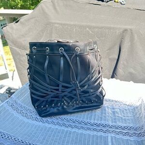 Aigner bucket bag. Very unique design. Large bag.